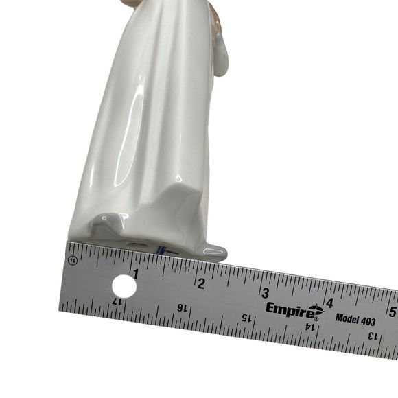 Lladro Girl Stretching in Night Gown Porcelain Figurine 8" Retired Handmade - Picture 6 of 10